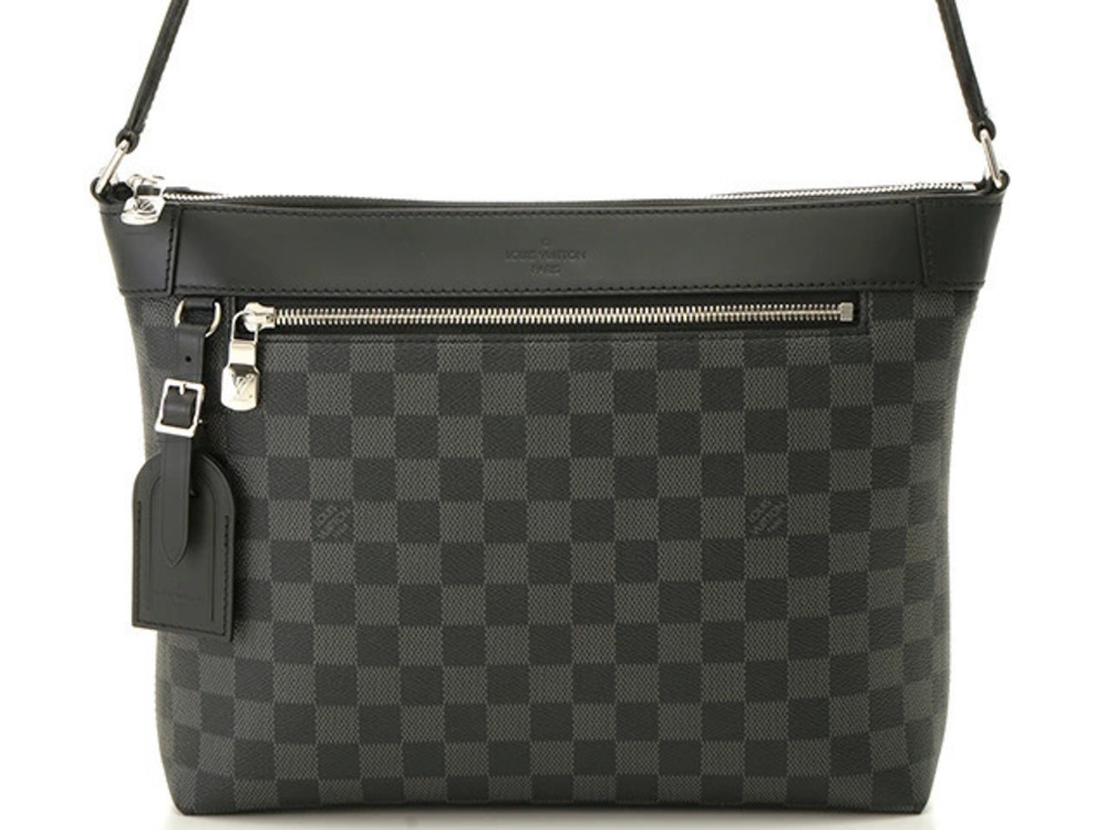 LOUIS VUITTON Mick Damier Graphite Black Shoulder Bag